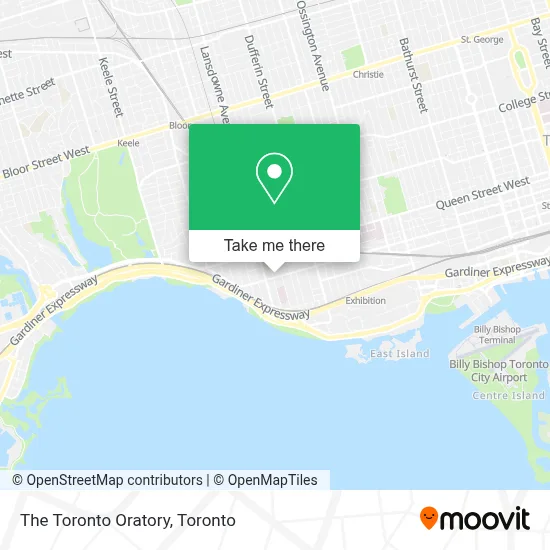 The Toronto Oratory map