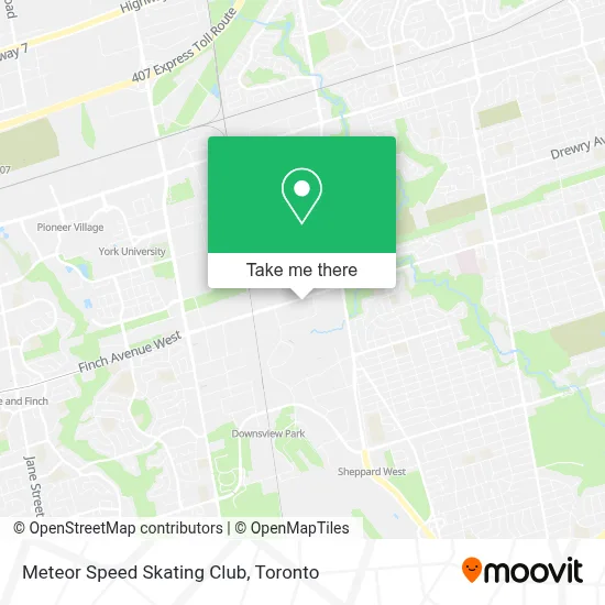 Meteor Speed Skating Club map