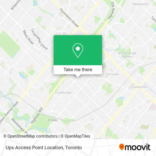 Ups Access Point Location plan