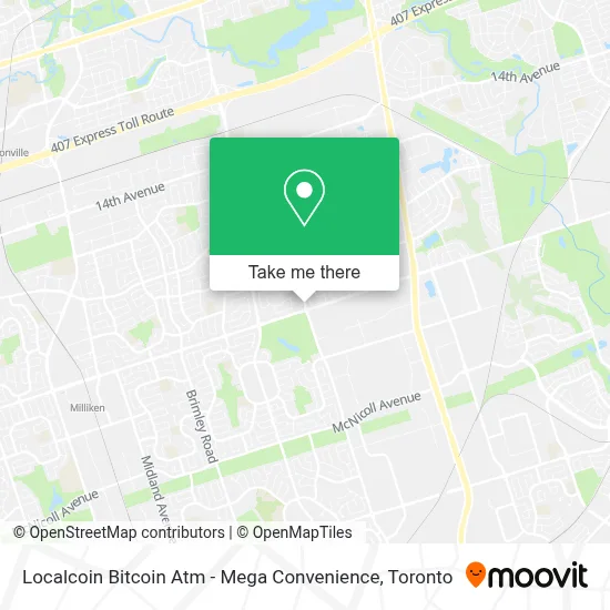 Localcoin Bitcoin Atm - Mega Convenience map