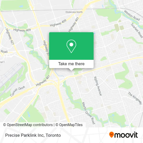 Precise Parklink Inc map