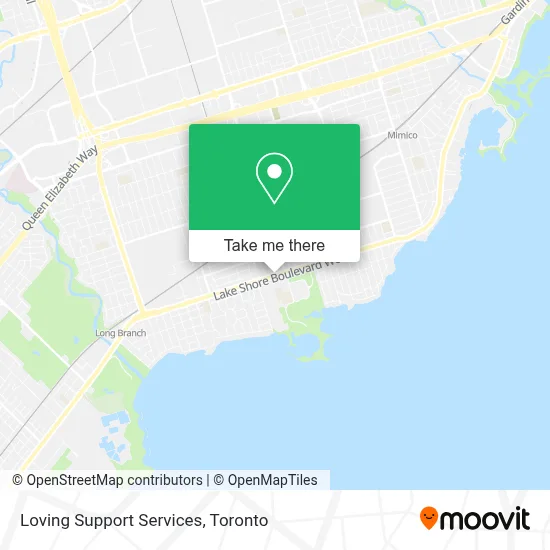 Loving Support Services map
