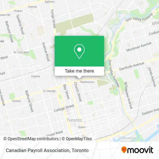 Canadian Payroll Association map
