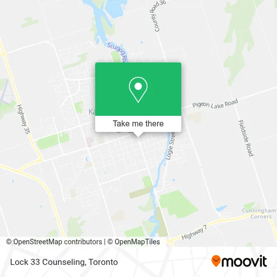 Lock 33 Counseling map