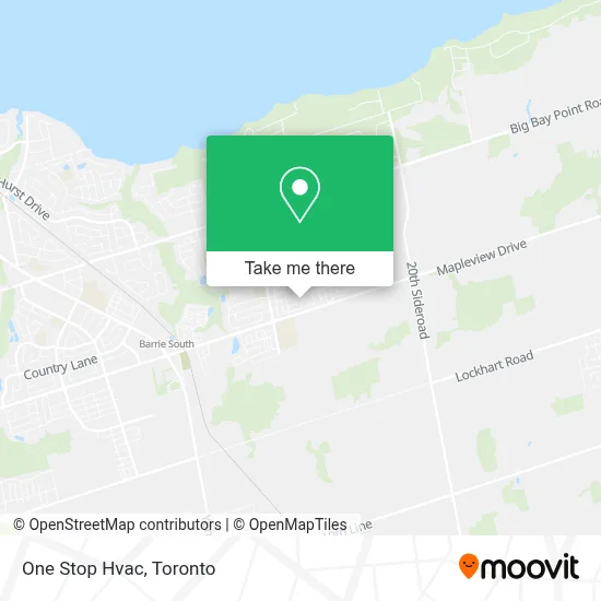 One Stop Hvac map
