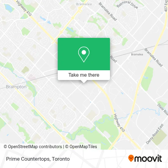 Prime Countertops map