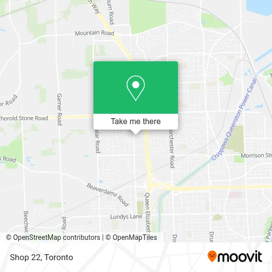 Shop 22 map