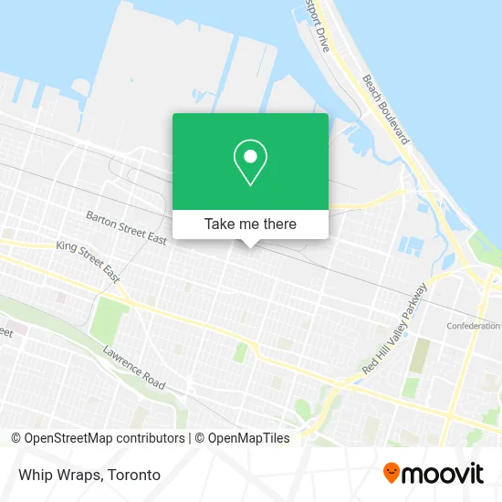 Whip Wraps map
