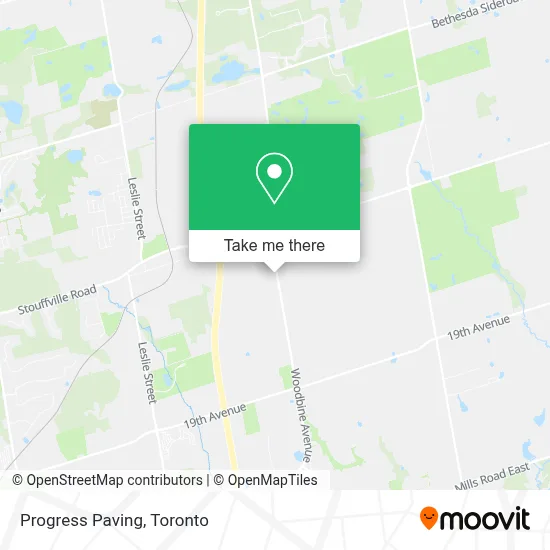 Progress Paving map