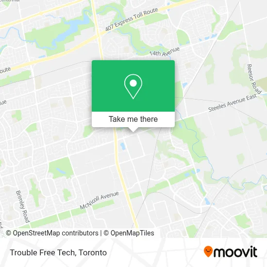 Trouble Free Tech map