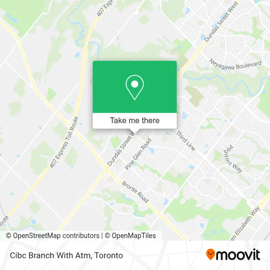 Cibc Branch With Atm map