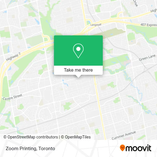 Zoom Printing map