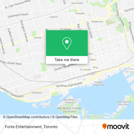Forte Entertainment map