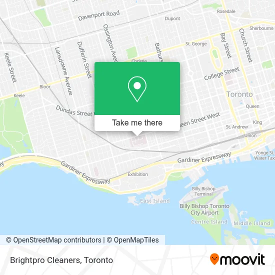 Brightpro Cleaners map