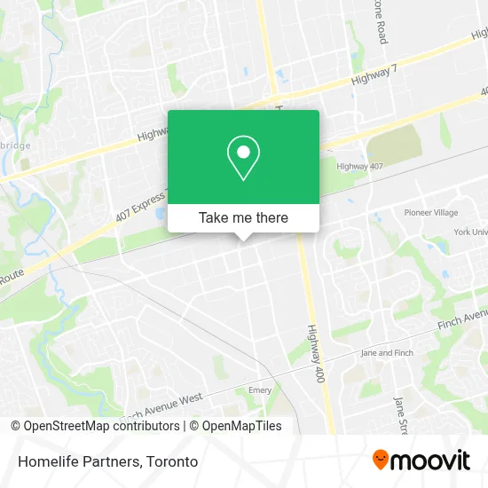 Homelife Partners map