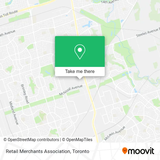 Retail Merchants Association map