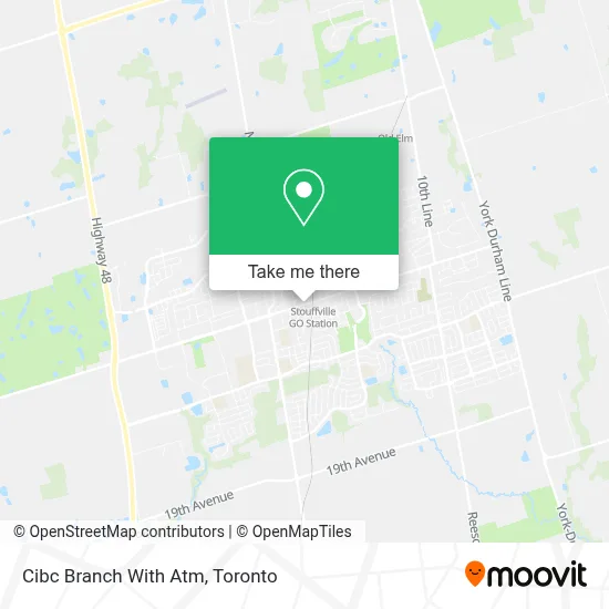 Cibc Branch With Atm map
