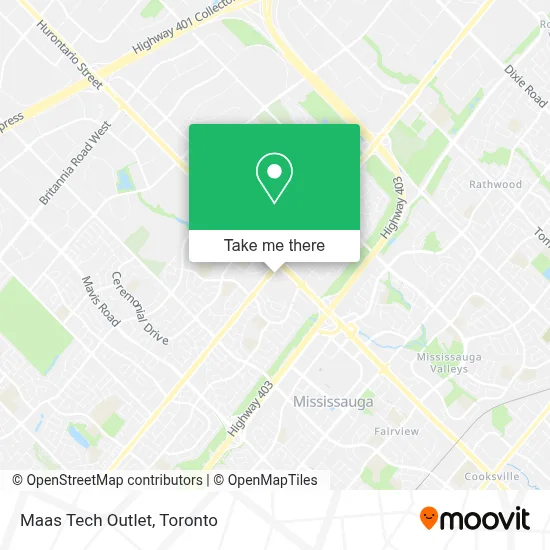 Maas Tech Outlet map