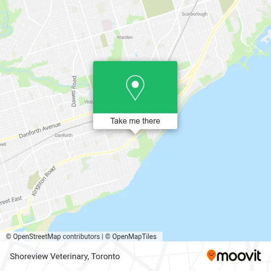 Shoreview Veterinary map