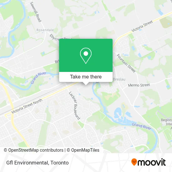 Gfl Environmental map