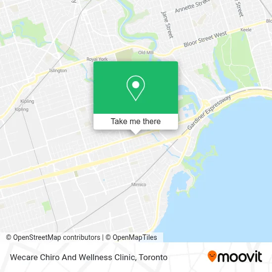 Wecare Chiro And Wellness Clinic map