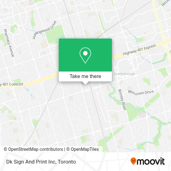 Dk Sign And Print Inc map
