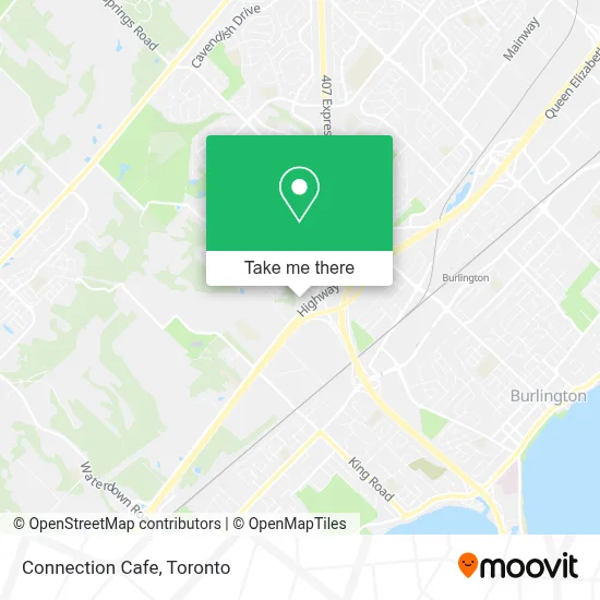 Connection Cafe map