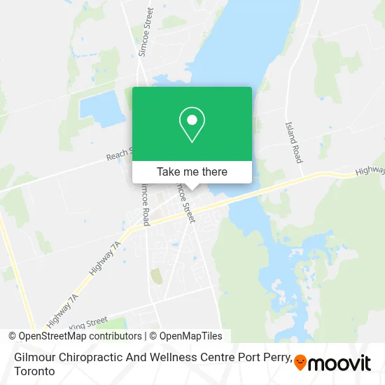 Gilmour Chiropractic And Wellness Centre Port Perry map