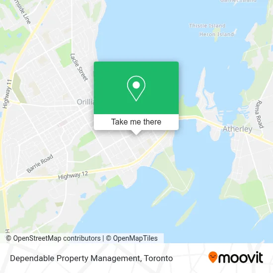 Dependable Property Management map