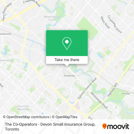 The Co-Operators - Devon Small Insurance Group map