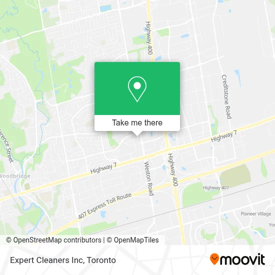Expert Cleaners Inc map