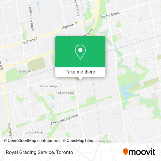 Royal Grading Service map