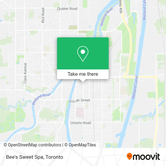 Bee's Sweet Spa map
