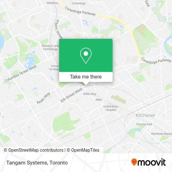 Tangam Systems map