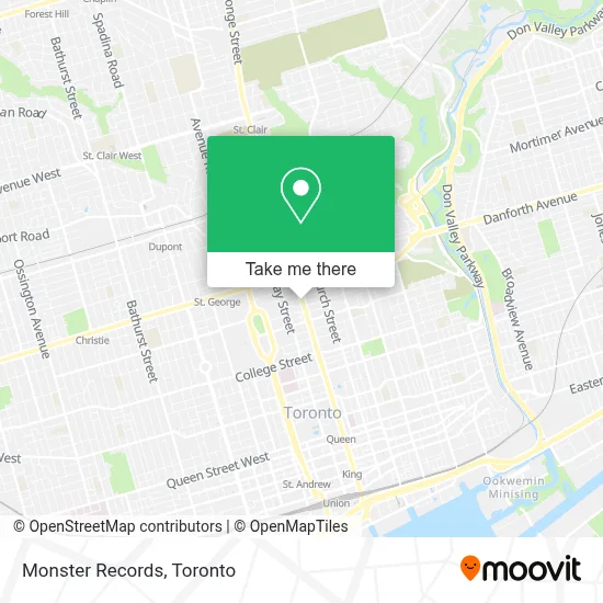 Monster Records map