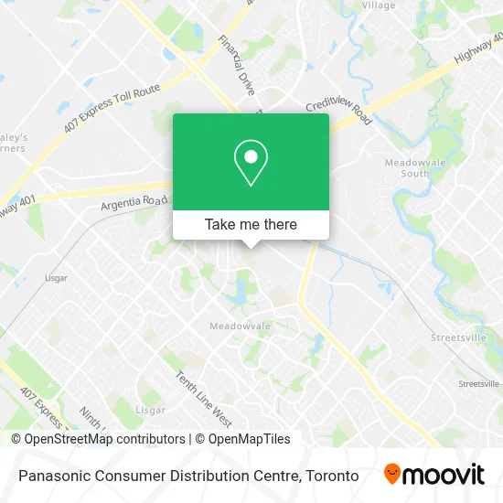 Panasonic Consumer Distribution Centre map