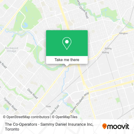 The Co-Operators - Sammy Daniel Insurance Inc map