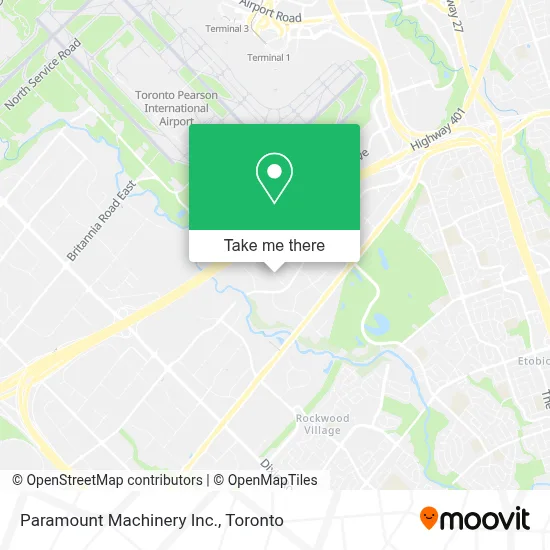 Paramount Machinery Inc. map