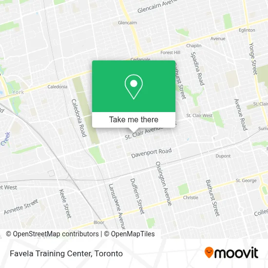 Favela Training Center map