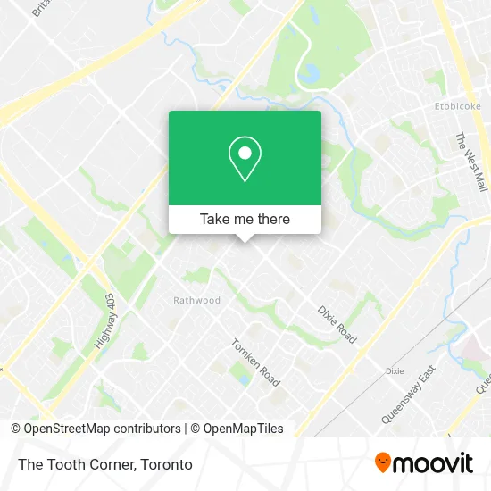 The Tooth Corner map