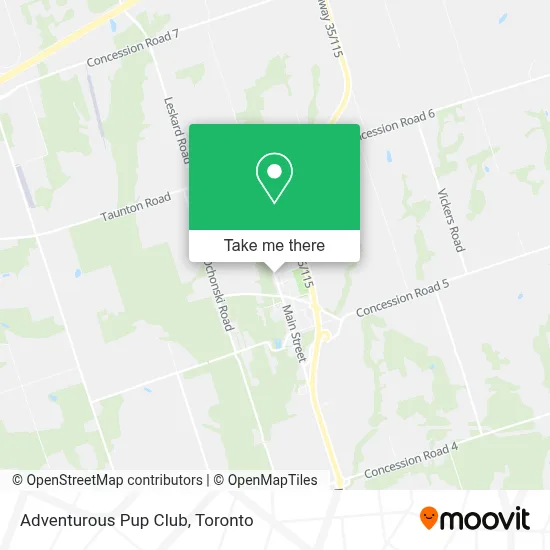 Adventurous Pup Club map