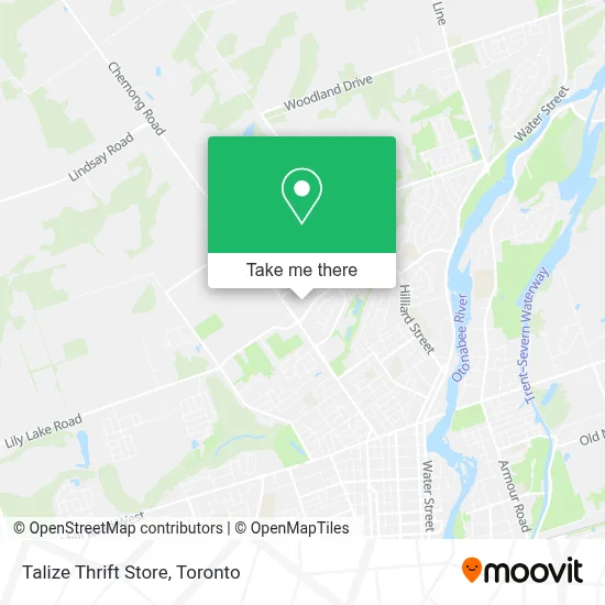 Talize Thrift Store map