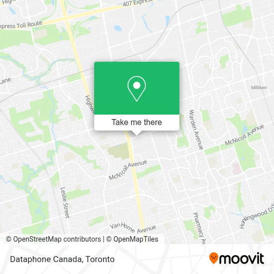 Dataphone Canada map