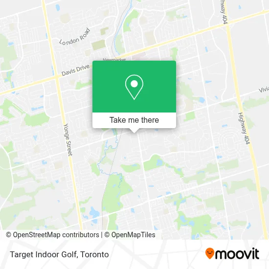 Target Indoor Golf map
