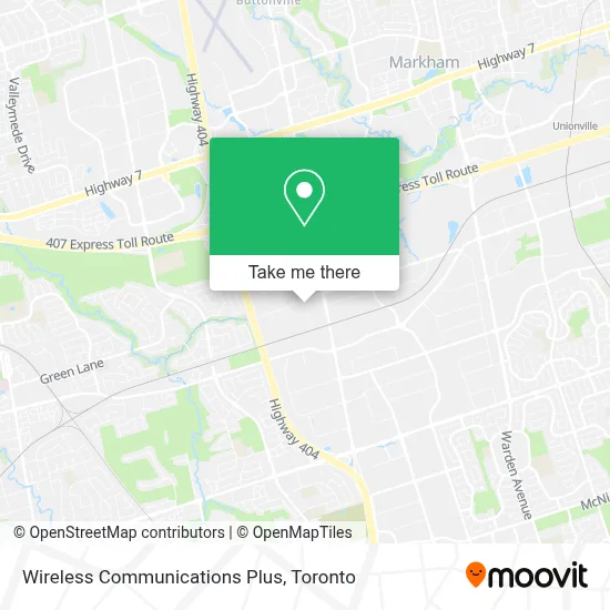Wireless Communications Plus map