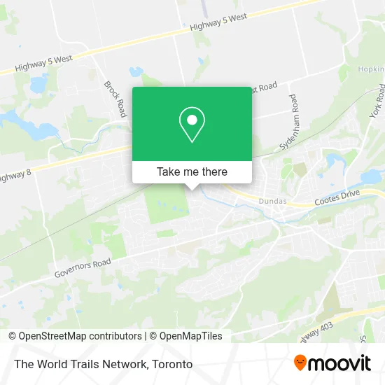 The World Trails Network map
