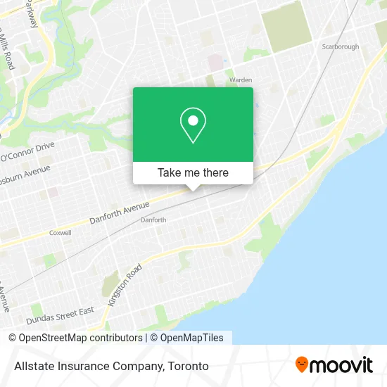 Allstate Insurance Company map