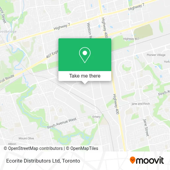 Ecorite Distributors Ltd map