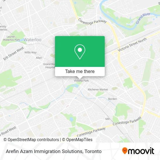 Arefin Azam Immigration Solutions map