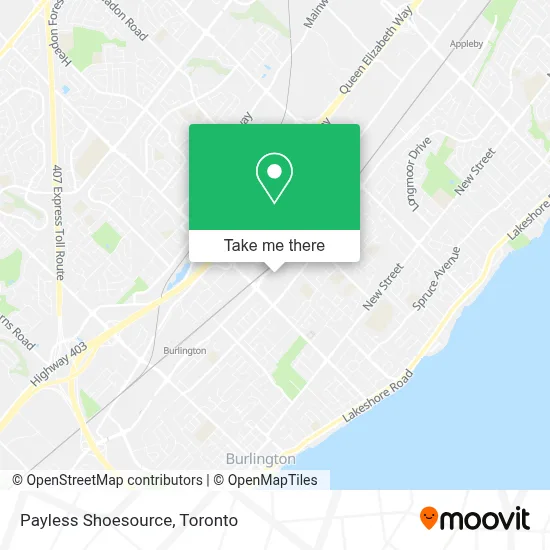 Payless Shoesource map